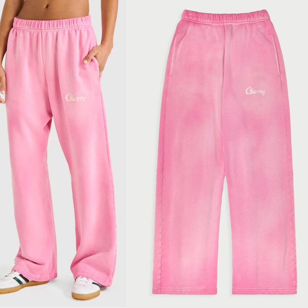 Cherry LA Best Quality Sweatpants in Fuchsia Pink Medium
